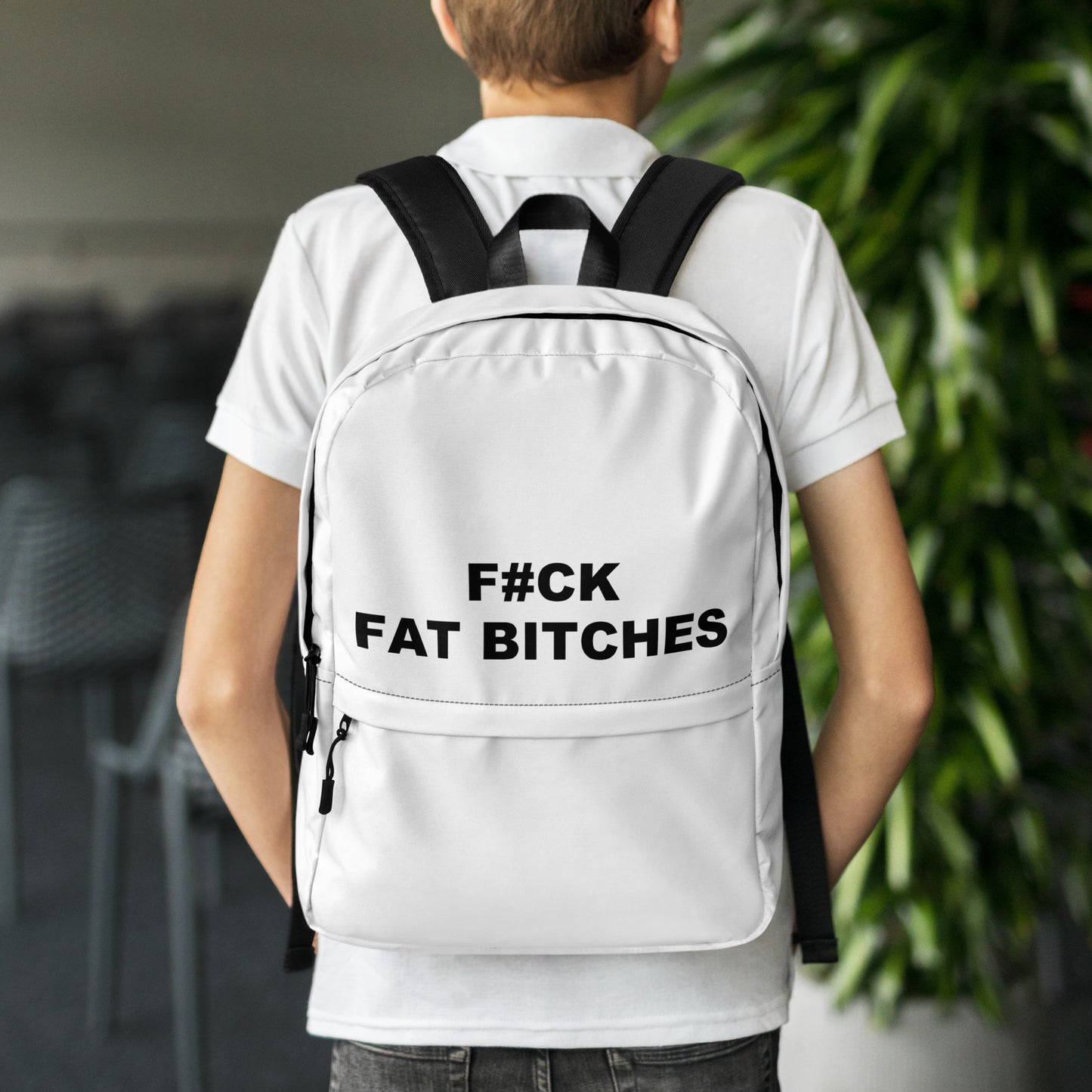 FUCK FAT BITCHES Backpack