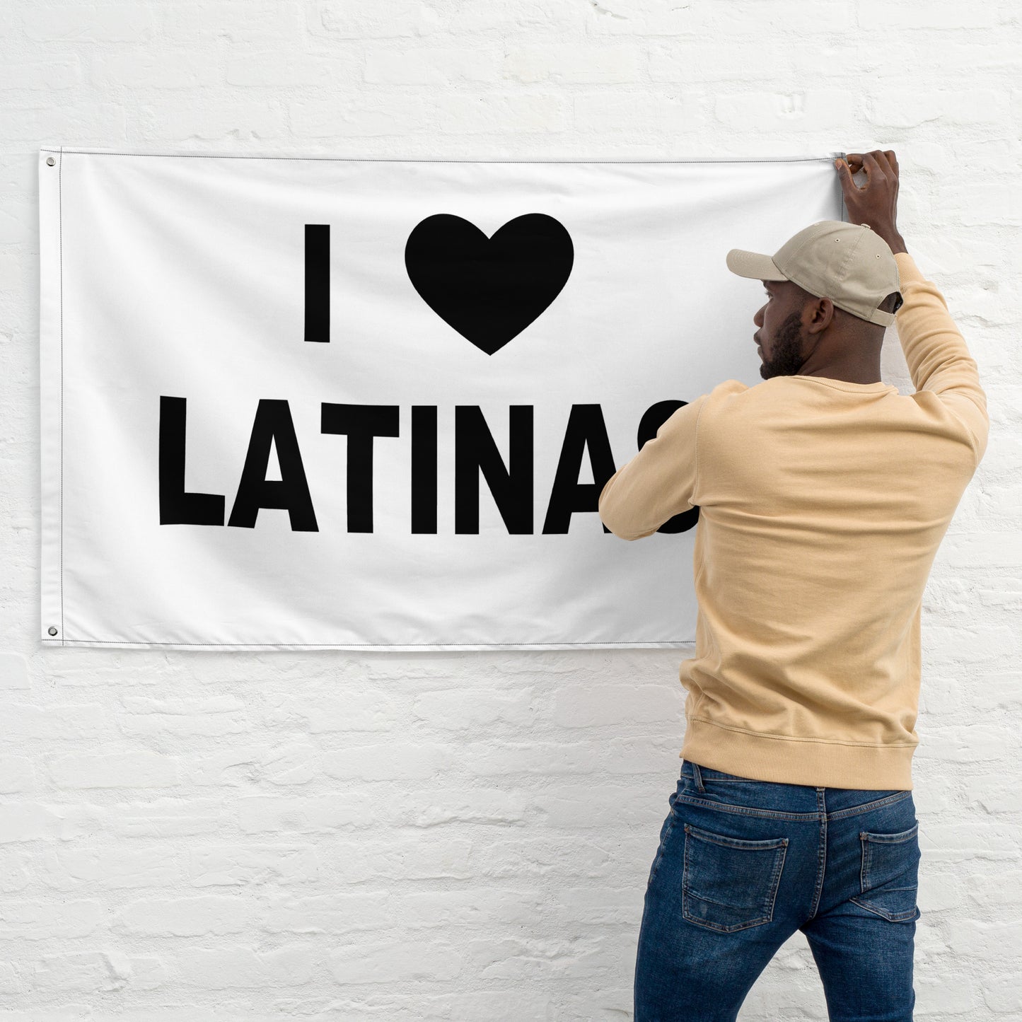 I Love Latinas Flag