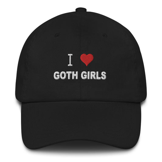 I Love Goth Girls hat