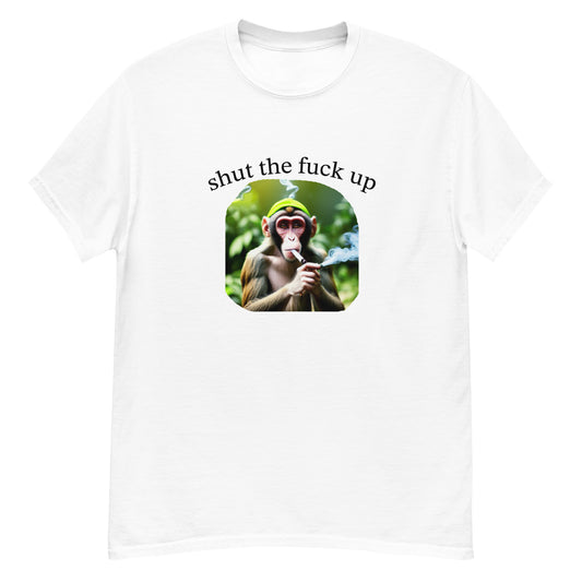 stfu Monkey Graphic tee