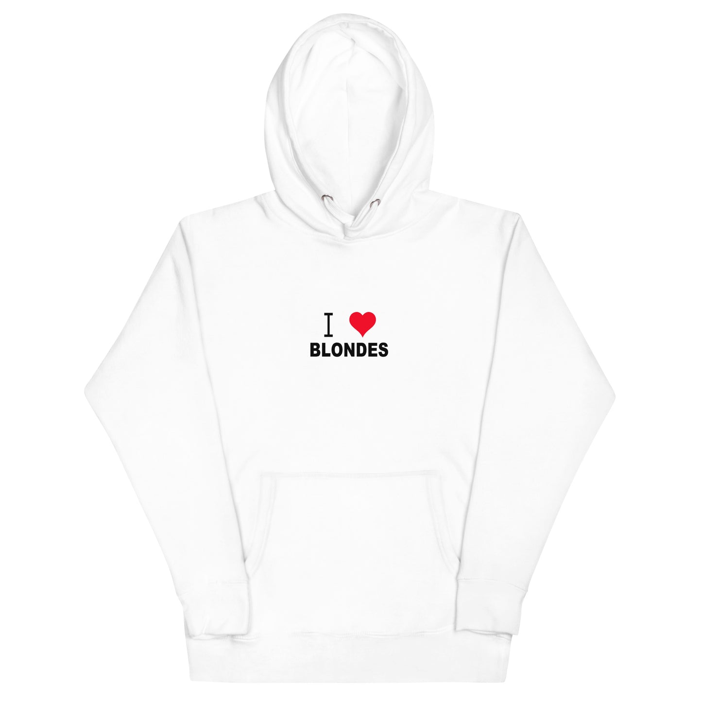 I Love Blondes Hoodie